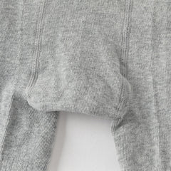 Dave&Bella Kids Girls Grey/Beige Cute Bow Slim Stretchable Footed Tights Leggings