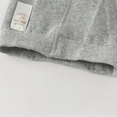 Dave&Bella Kids Girls Grey/Beige Cute Bow Slim Stretchable Footed Tights Leggings