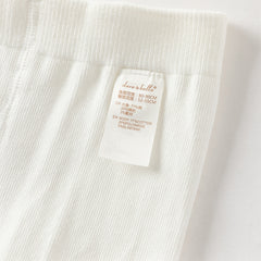 Dave&Bella Kids Girls Grey/Beige Cute Bow Slim Stretchable Footed Tights Leggings