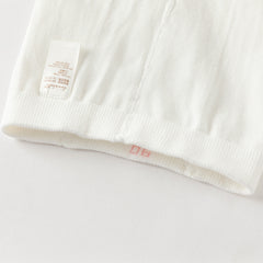 Dave&Bella Kids Girls Grey/Beige Cute Bow Slim Stretchable Footed Tights Leggings