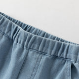 Dave&Bella Toddler Girls Fashion Denim Blue Straight-leg Casual Jeans