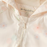 Dave&Bella Toddler Girls Light Pink Floar Cute Outwear Hooded Jackets