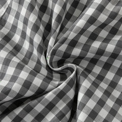 Dave&Bella Toddler Girls Classic Black White Plaid Soft Cotton Drawstring Pants