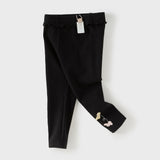 Dave&Bella Toddler Girls Multi-color Slim Soft Leggings