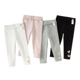 Dave&Bella Toddler Girls Multi-color Slim Soft Leggings