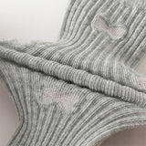 Dave&Bella Toddler Girls Grey/Beige Butterfly Print Leggings