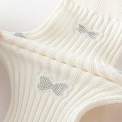 Dave&Bella Toddler Girls Grey/Beige Butterfly Print Leggings