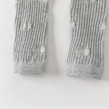 Dave&Bella Toddler Girls Grey/Beige Butterfly Print Leggings