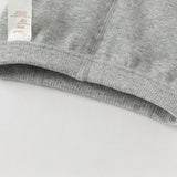 Dave&Bella Toddler Girls Grey/Beige Butterfly Print Leggings