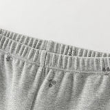Dave&Bella Toddler Girls Beige/Grey Print Straight-leg Lightweight Pants