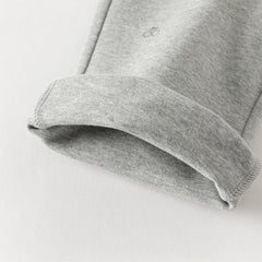 Dave&Bella Toddler Girls Beige/Grey Print Straight-leg Lightweight Pants