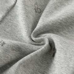 Dave&Bella Toddler Girls Beige/Grey Print Straight-leg Lightweight Pants