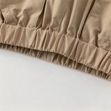 Dave&Bella Toddler Boys Casual Khaki Waterproof Loose Pants