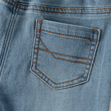 Dave&Bella Toddler Boys Fashion Denim Blue Loose Comfortable Jeans