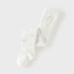 Dave&Bella Girls Elegant White Footed Tights