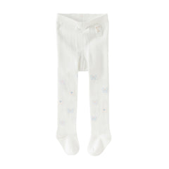Dave&Bella Girls Elegant White Footed Tights
