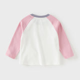 Dave&Bella Toddler Girls/Boys Multi-color Cute Playful Animal Print Soft Cotton T-shirt Tops