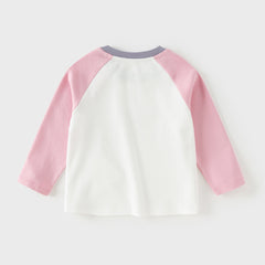 Dave&Bella Toddler Girls/Boys Multi-color Cute Playful Animal Print Soft Cotton T-shirt Tops