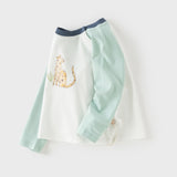 Dave&Bella Toddler Girls/Boys Multi-color Cute Playful Animal Print Soft Cotton T-shirt Tops
