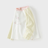 Dave&Bella Toddler Girls/Boys Multi-color Cute Playful Animal Print Soft Cotton T-shirt Tops