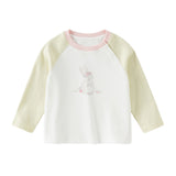 Dave&Bella Toddler Girls/Boys Multi-color Cute Playful Animal Print Soft Cotton T-shirt Tops