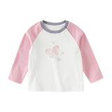 Dave&Bella Toddler Girls/Boys Multi-color Cute Playful Animal Print Soft Cotton T-shirt Tops