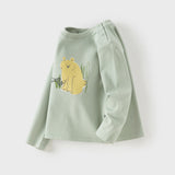Dave&Bella Toddler Girls/Boys Multi-color Playful Print Soft Cotton T-shirt Tops