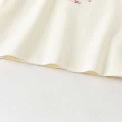 Dave&Bella Toddler Girls/Boys Multi-color Playful Print Soft Cotton T-shirt Tops