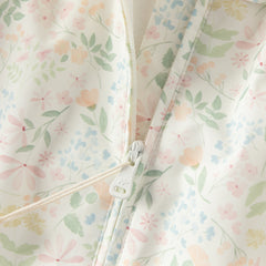 Dave&Bella Toddler Girls Adorable Daisy Print Beige Outwear Hooded Casual Jackets