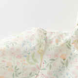 Dave&Bella Toddler Girls Adorable Daisy Print Beige Outwear Hooded Casual Jackets