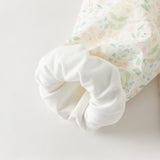 Dave&Bella Toddler Girls Adorable Daisy Print Beige Outwear Hooded Casual Jackets