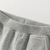 Dave&Bella Toddler Girls Daily Grey/Apricot Loose Sports Drawstring Pants