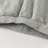 Dave&Bella Toddler Girls Daily Grey/Apricot Loose Sports Drawstring Pants