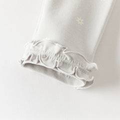 Dave&Bella Toddler Girls Navy Blue/Grey Cute Print Slim Leggings