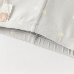 Dave&Bella Toddler Girls Navy Blue/Grey Cute Print Slim Leggings