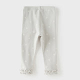 Dave&Bella Toddler Girls Navy Blue/Grey Cute Print Slim Leggings