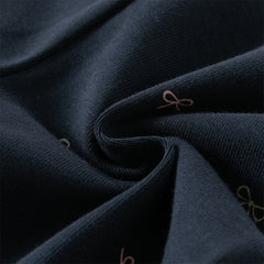 Dave&Bella Toddler Girls Navy Blue/Grey Cute Print Slim Leggings