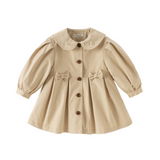 Dave&Bella Toddler Girls Fashion Khaki Outwear Coats
