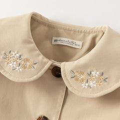 Dave&Bella Toddler Girls Fashion Khaki Outwear Coats