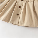 Dave&Bella Toddler Girls Fashion Khaki Outwear Coats