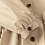 Dave&Bella Toddler Girls Fashion Khaki Outwear Coats