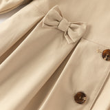 Dave&Bella Toddler Girls Fashion Khaki Outwear Coats