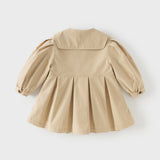 Dave&Bella Toddler Girls Fashion Khaki Outwear Coats