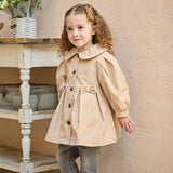 Dave&Bella Toddler Girls Fashion Khaki Outwear Coats