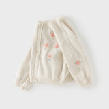 Dave&Bella Toddler Girls Cute Apricot Outwear Soft Cotton Cardigans