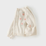 Dave&Bella Toddler Girls Cute Apricot Outwear Soft Cotton Cardigans