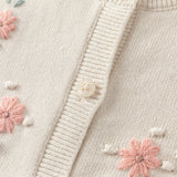 Dave&Bella Toddler Girls Cute Apricot Outwear Soft Cotton Cardigans