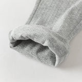 Dave&Bella Toddler Girls Apricot/Light Grey Slim Lightweight Pants