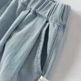 Dave&Bella Toddler Girls Fashion Denim Blue Lightweight Wide Jeans