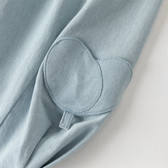 Dave&Bella Toddler Girls Fashion Denim Blue Lightweight Wide Jeans